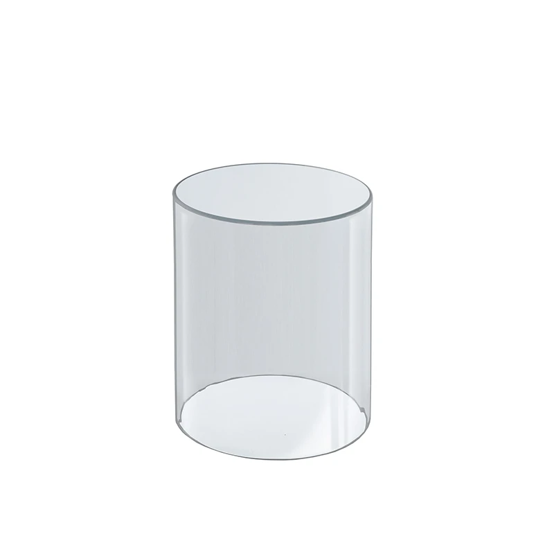 Clear Acrylic Cylindrical Storage Canister / Container