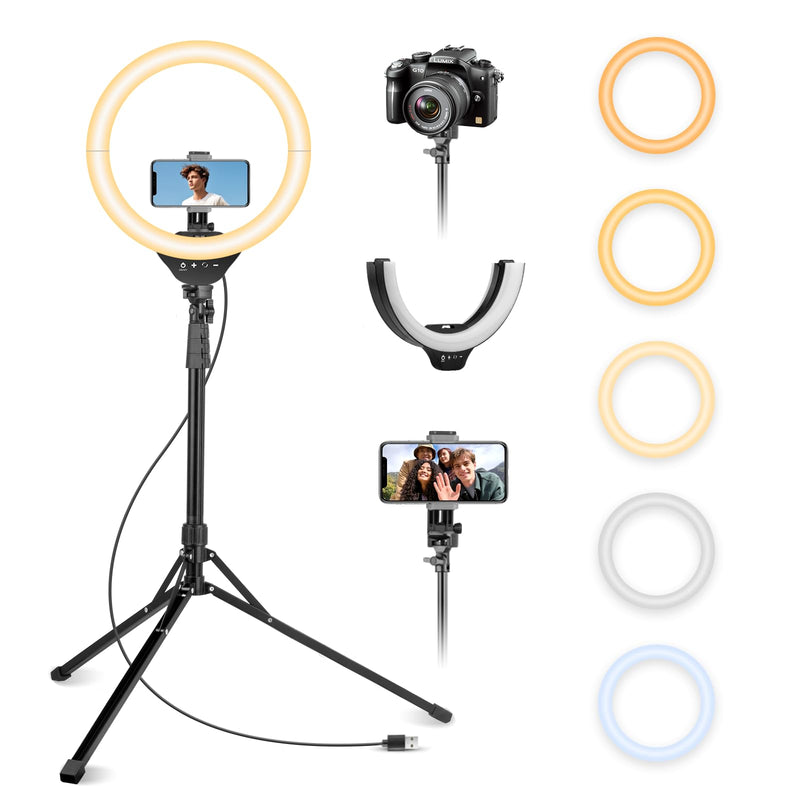 Aureday 14" Ring Light with Tripod Stand