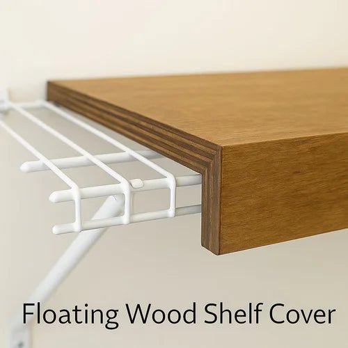 SongMu Solid Wood Shelf Covers for Wire Shelving (5-Pack, 28x12 inches)