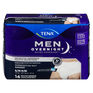 TENA Men Overnight Protective Underwear - S/M