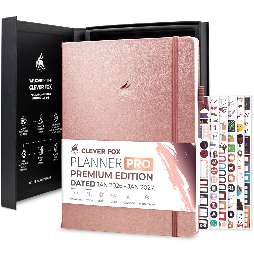 Clever Fox Weekly PRO Premium Dated Planner
