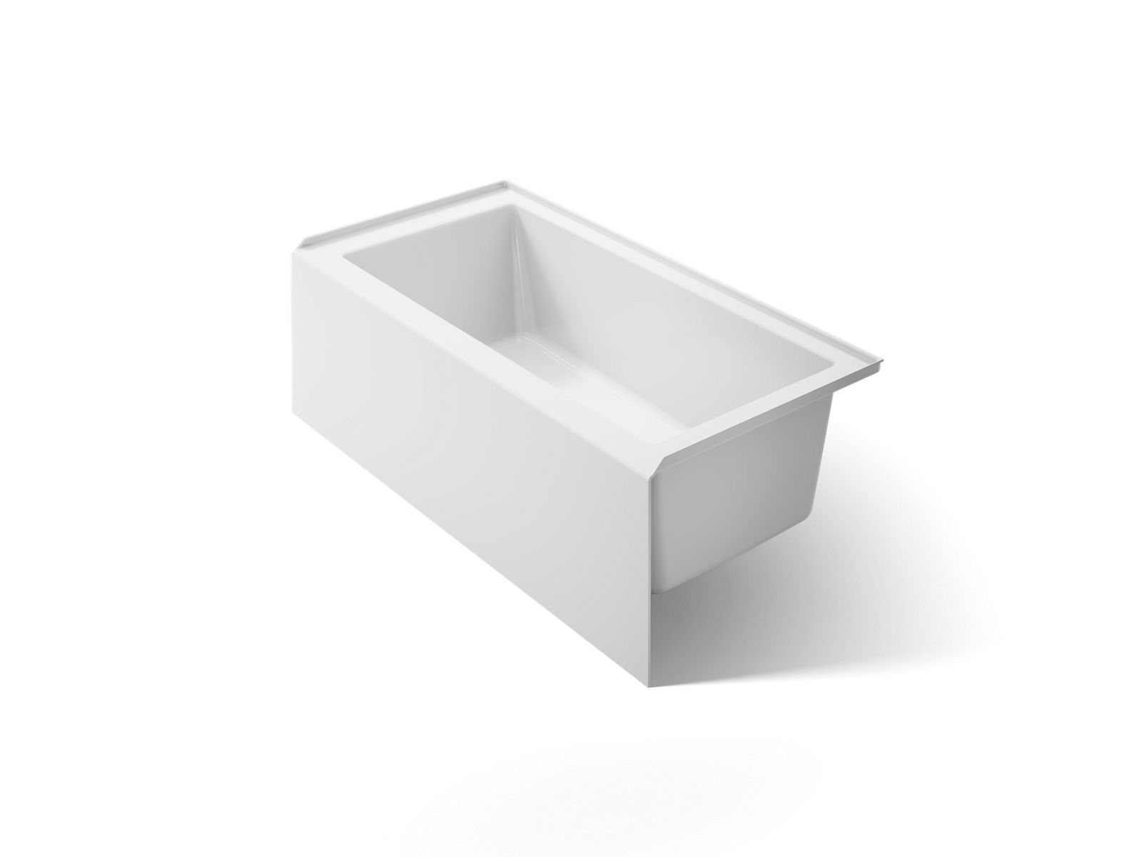 Kohler Underscore 60x30 Right-Hand Drain Bath with Integral Apron - White