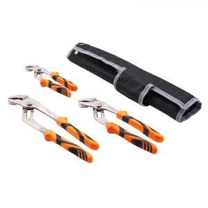 VEVOR Groove Joint Pliers Set, 3-Piece (8", 10", 12")