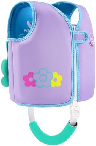 Pottwal Children's Swim Vest Pink and Yellow