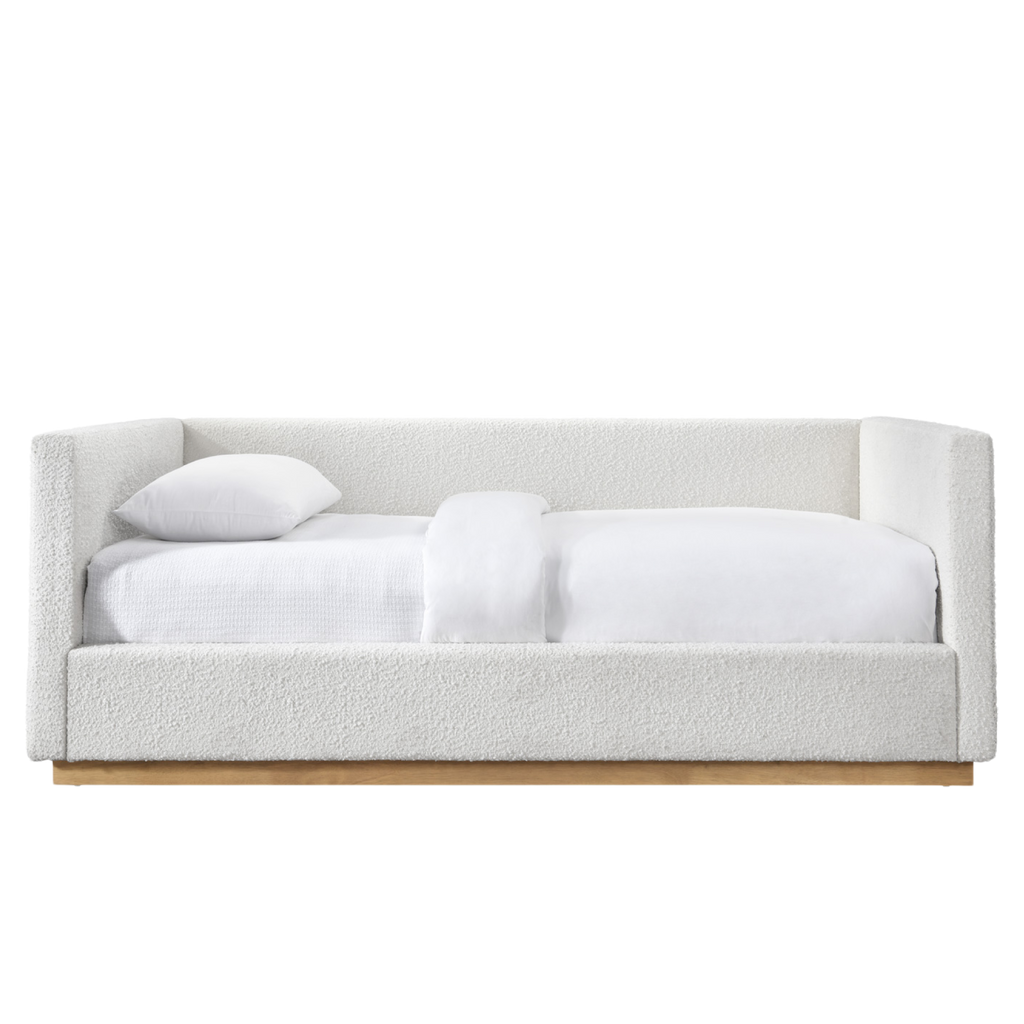 Drago Porter Daybed Natural Boucle - Back Rest + Side Rail