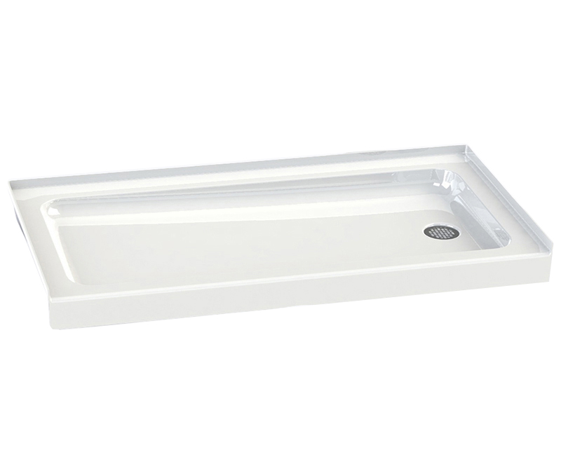 P Sourcing 60" x 30" Acrylic Shower Base