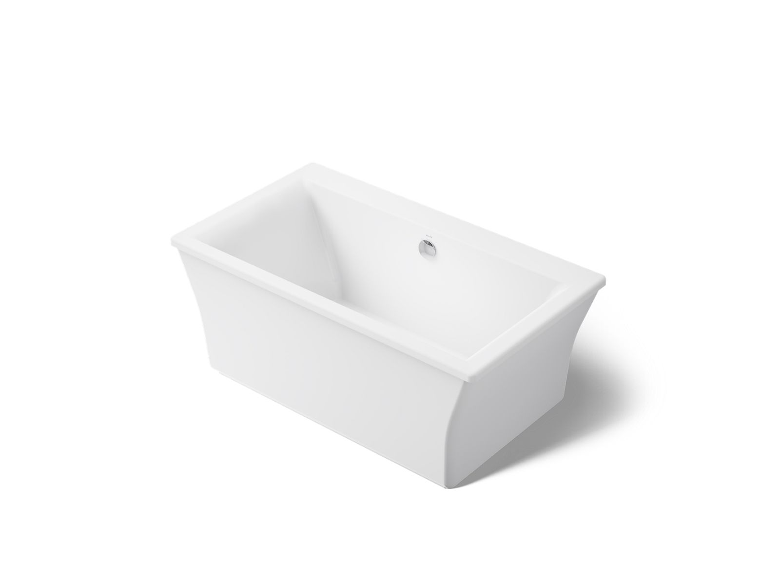 Stargaze Freestanding 60" Tub with Fluted Apron, White