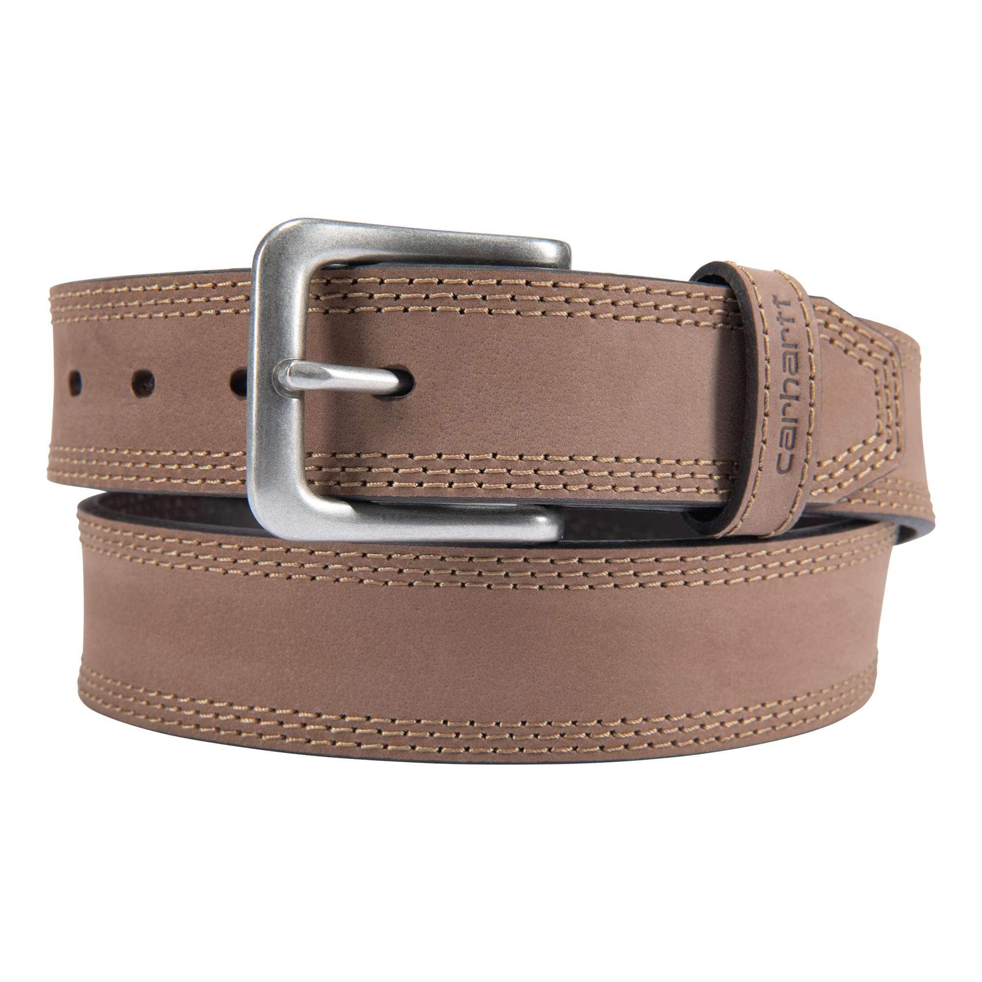 Carhartt Men's Saddle Leather Belt - Brown, Medium