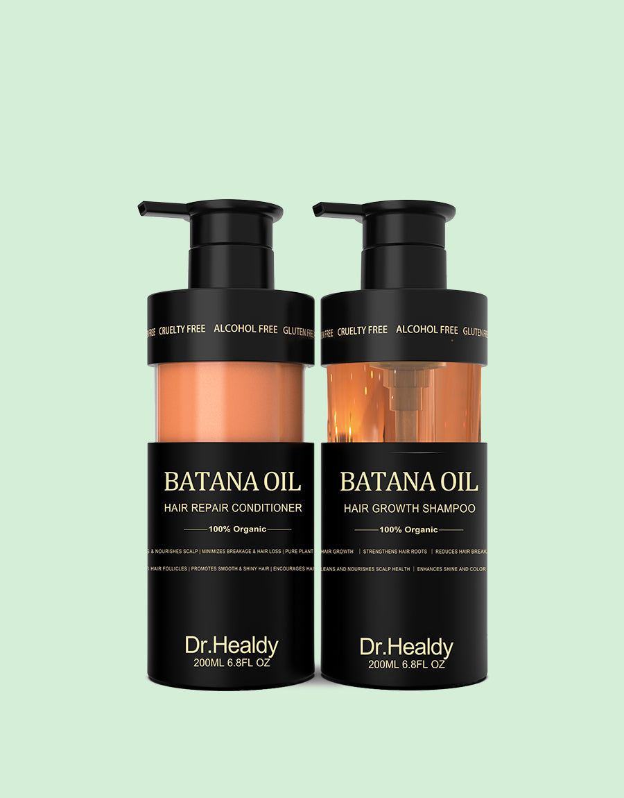 Dr.Healdy BogotΓ‘ Amor Batana Oil Shampoo and Conditioner Set