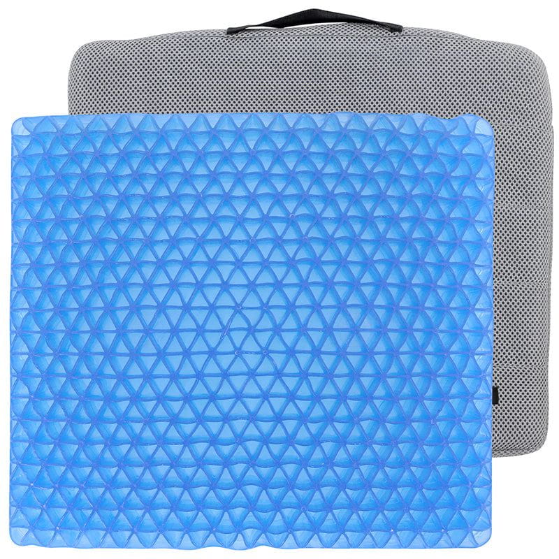 Unbranded Gel-Infused Desk Chair / Car Seat Cushion, Grey
