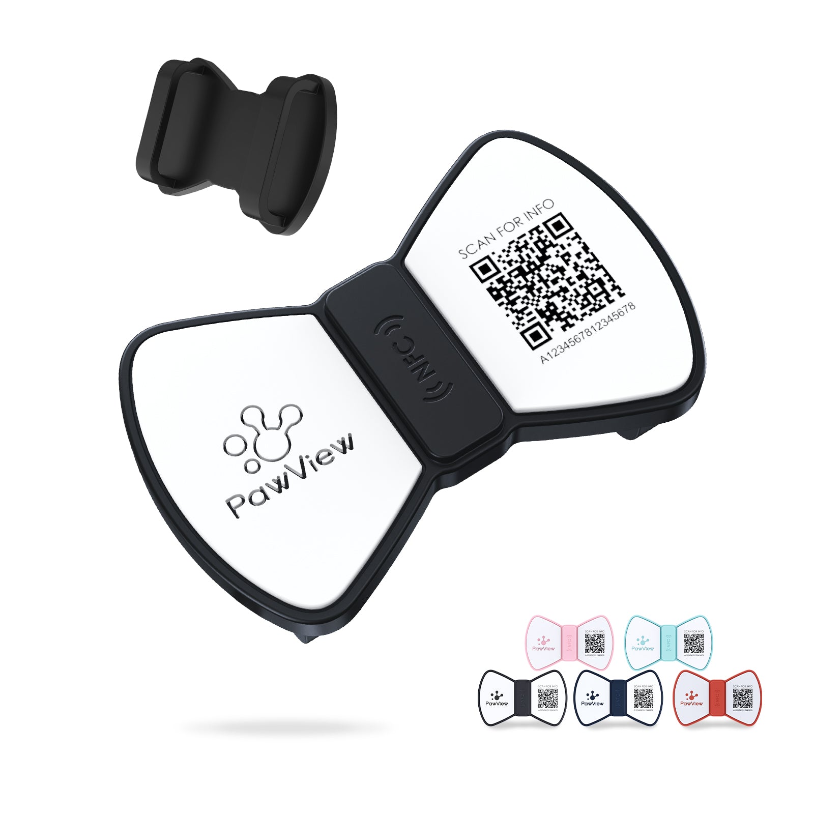 PawView Smart Pet ID Tag (5-Pack)
