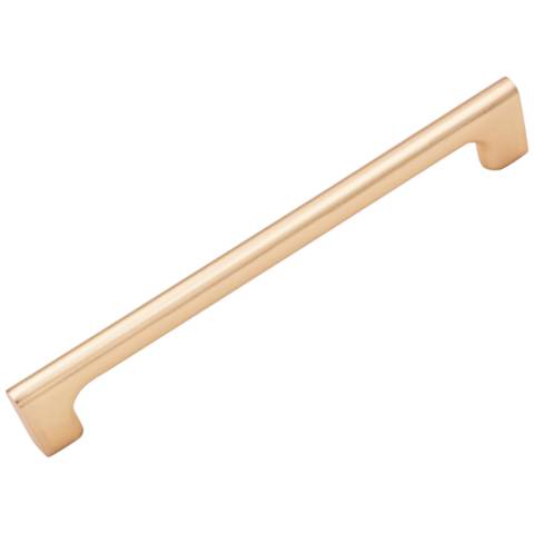 Long Metal Handle / Cabinet Pull, Satin Gold Finish