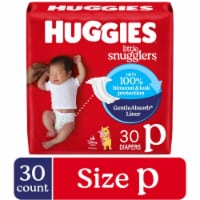 Huggies Little Snugglers Newborn Diapers (Size P, 30 Count)