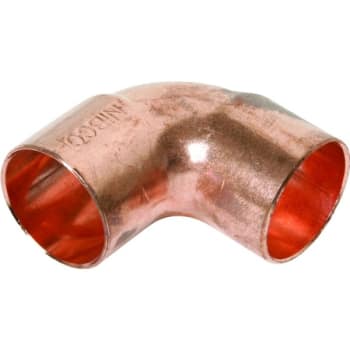 NIBCO 1-1/4" Copper 90 Degree Elbow, Cleaned and Bagged for Oxygen Service