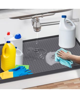 Jin&Bao Under Sink Mat 28x22 Black