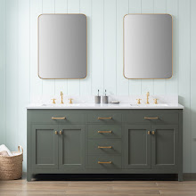 Sudio Design Jasper-72VG 72" Bathroom Vanity in Vintage Green