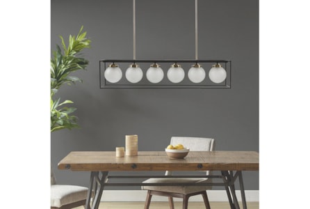 JLA Helena Chandelier 43"L x 9.5"W x 52.75"H