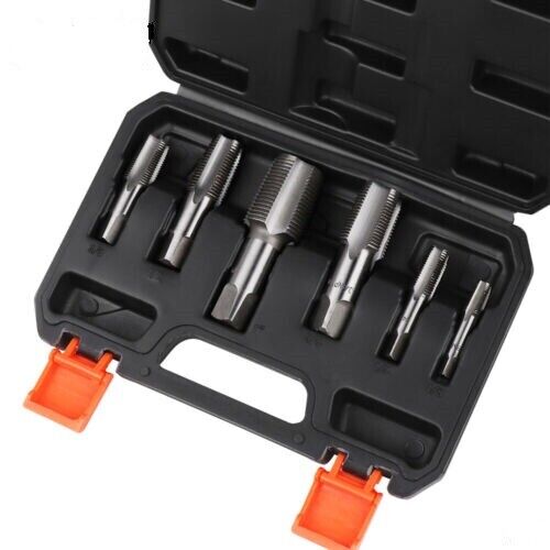 HORUSDY 6-Piece NPT Pipe Tap Set, Carbon Steel