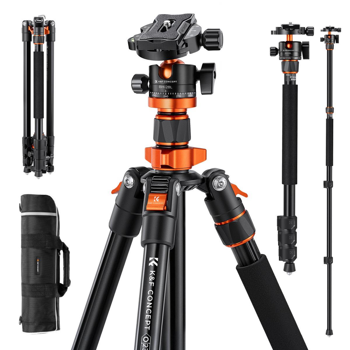 K&F Concept Carrying Case with Tripod and Monopod