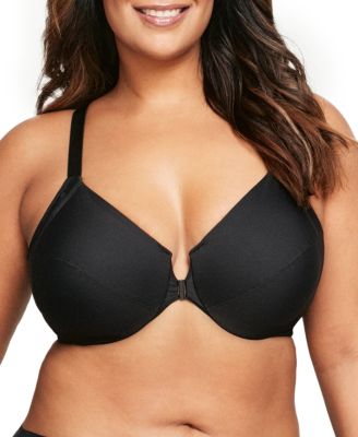 GA Wireless Bra and Plus Size Women's Undergarment, Pure Black, Size M