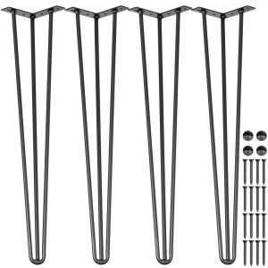 VEVOR 24 Inch Table Legs, Set of 4, Model TK6713-24