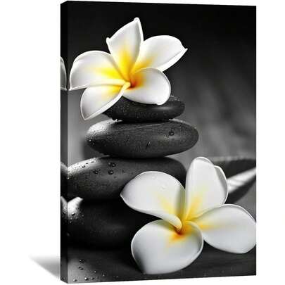 LYUNSHUO Zen Wall Art, Black, 16.00" x 24.00"