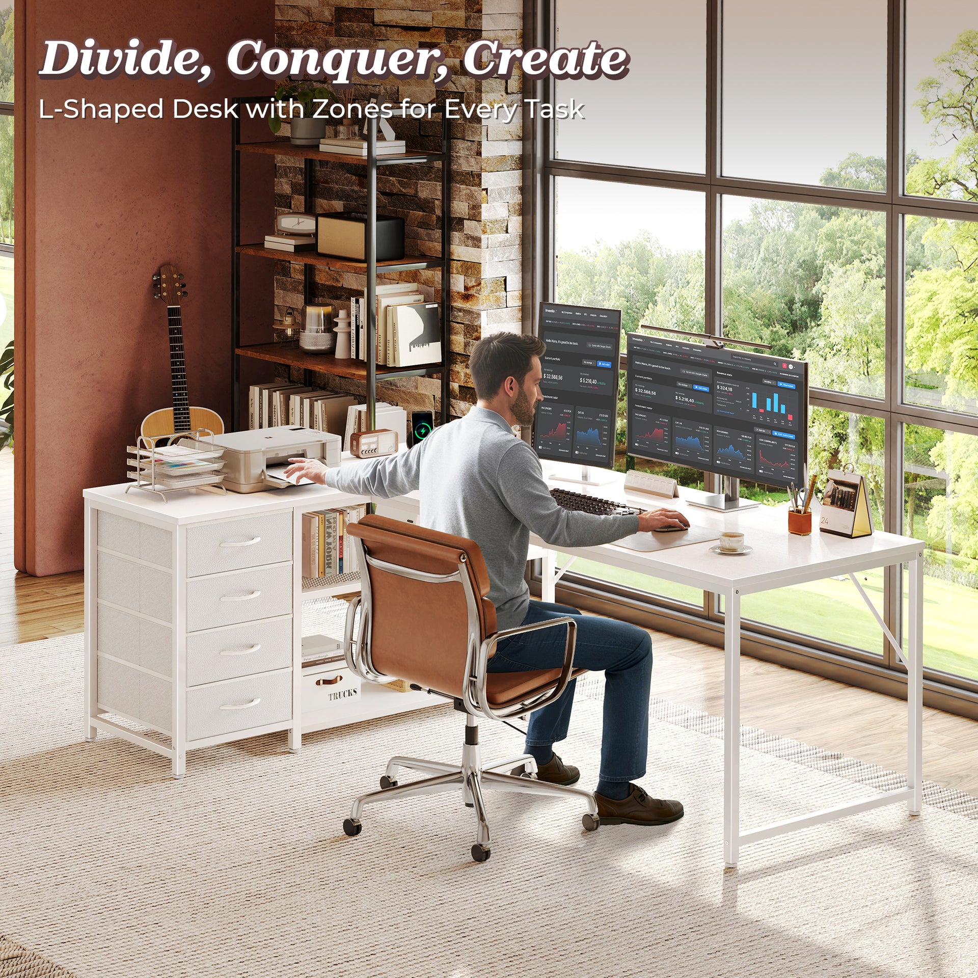 PRAISUN Desk 2CD091F