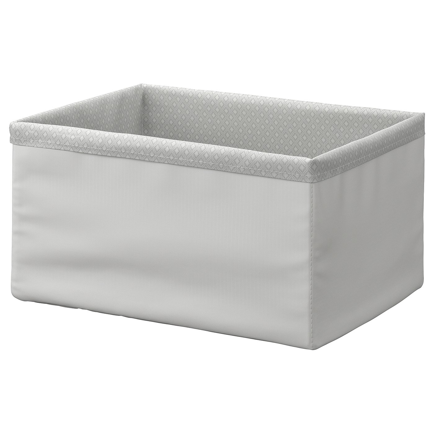 Fabric Storage Bin / Drawer Organizer, Grey Textured Material