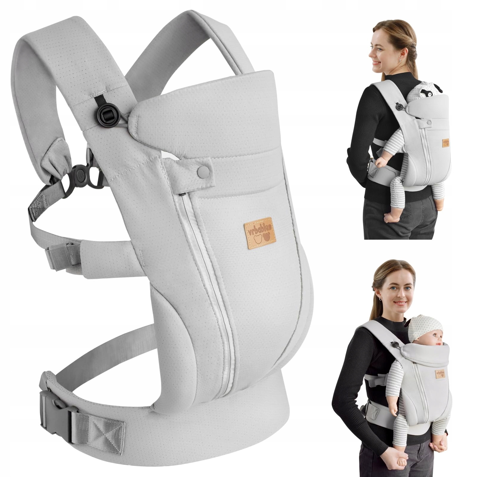vrbabies Ergonomic Baby Carrier with Belt