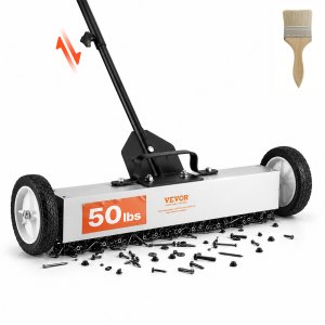 VEVOR 24" Magnetic Sweeper with Wheels