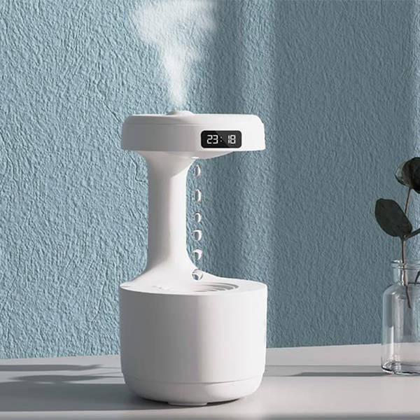 Anti-gravity Water Drop Humidifier - White