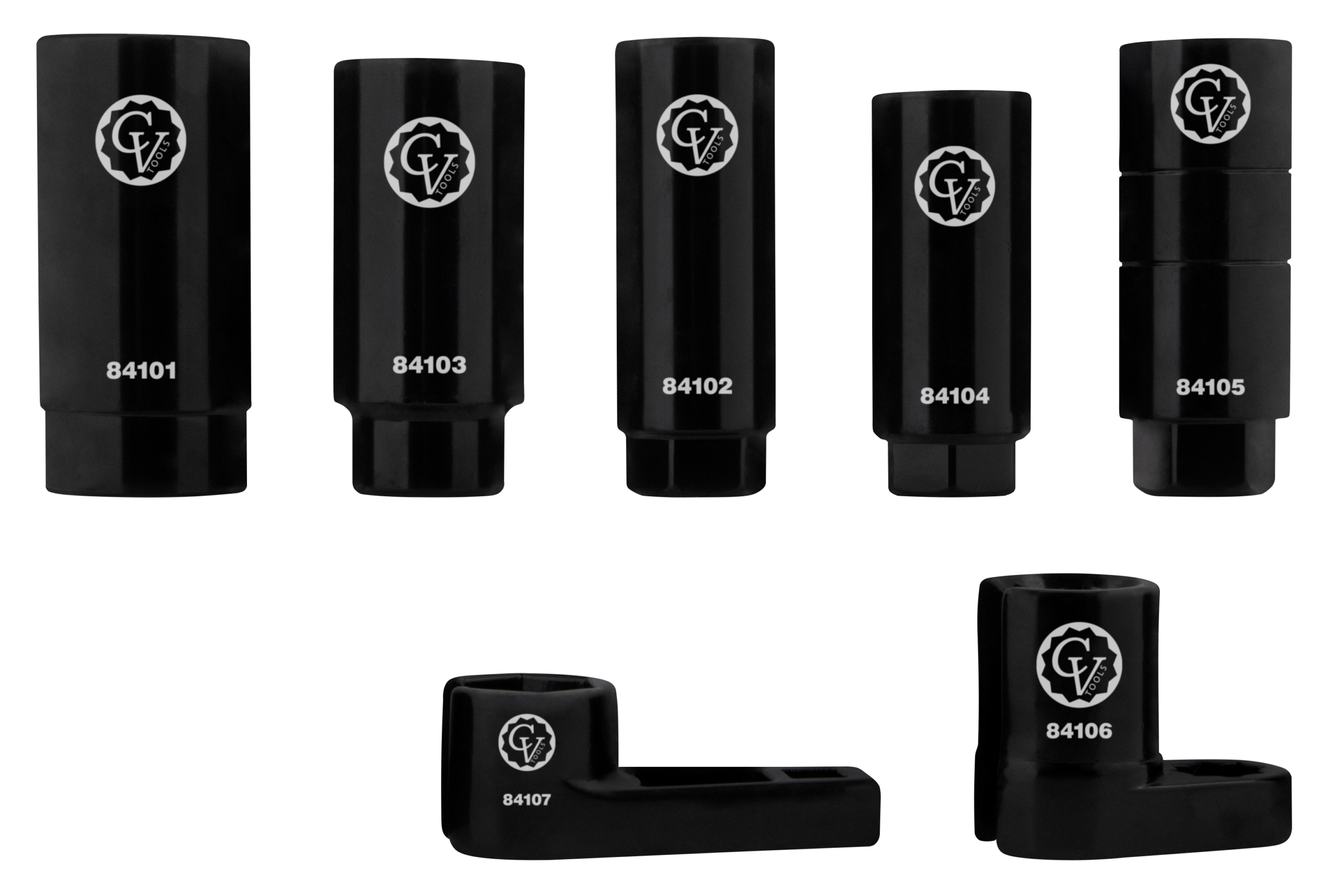 7-Piece Oxygen Sensor Socket Set for Diesel Engines & Auto Repair