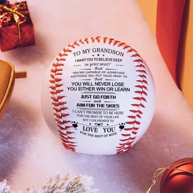 I Love You To My grandson baseball