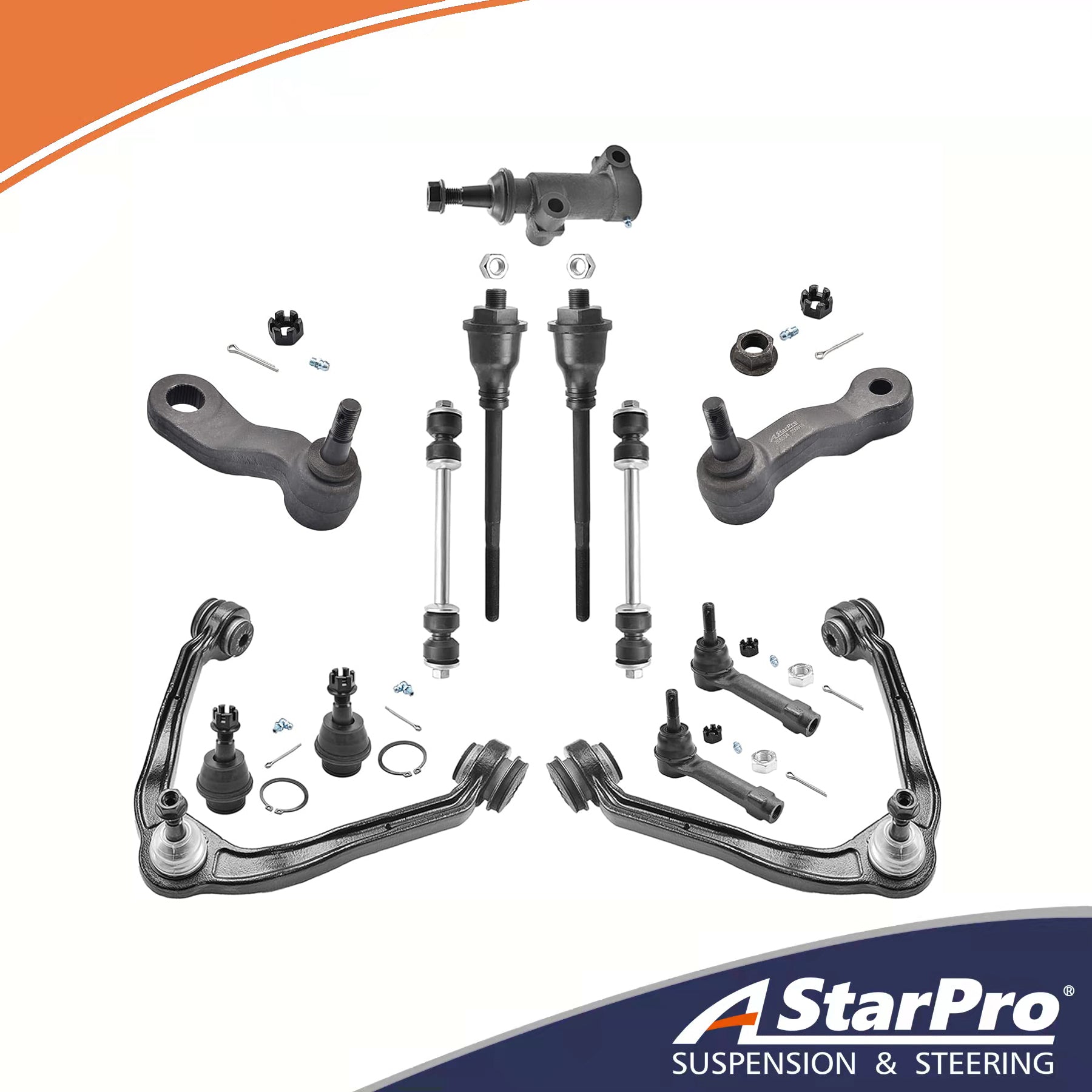 ASTARPRO Front End Suspension Kit - 2 Lower Control Arms with 2 Lower Ball Joints for Toyota Camry, Avalon, Lexus ES350