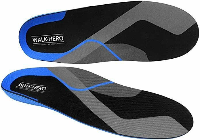 WALK-HERO Medical Orthotic Insoles (Mens 6-6.5 / Womens 8-8.5)