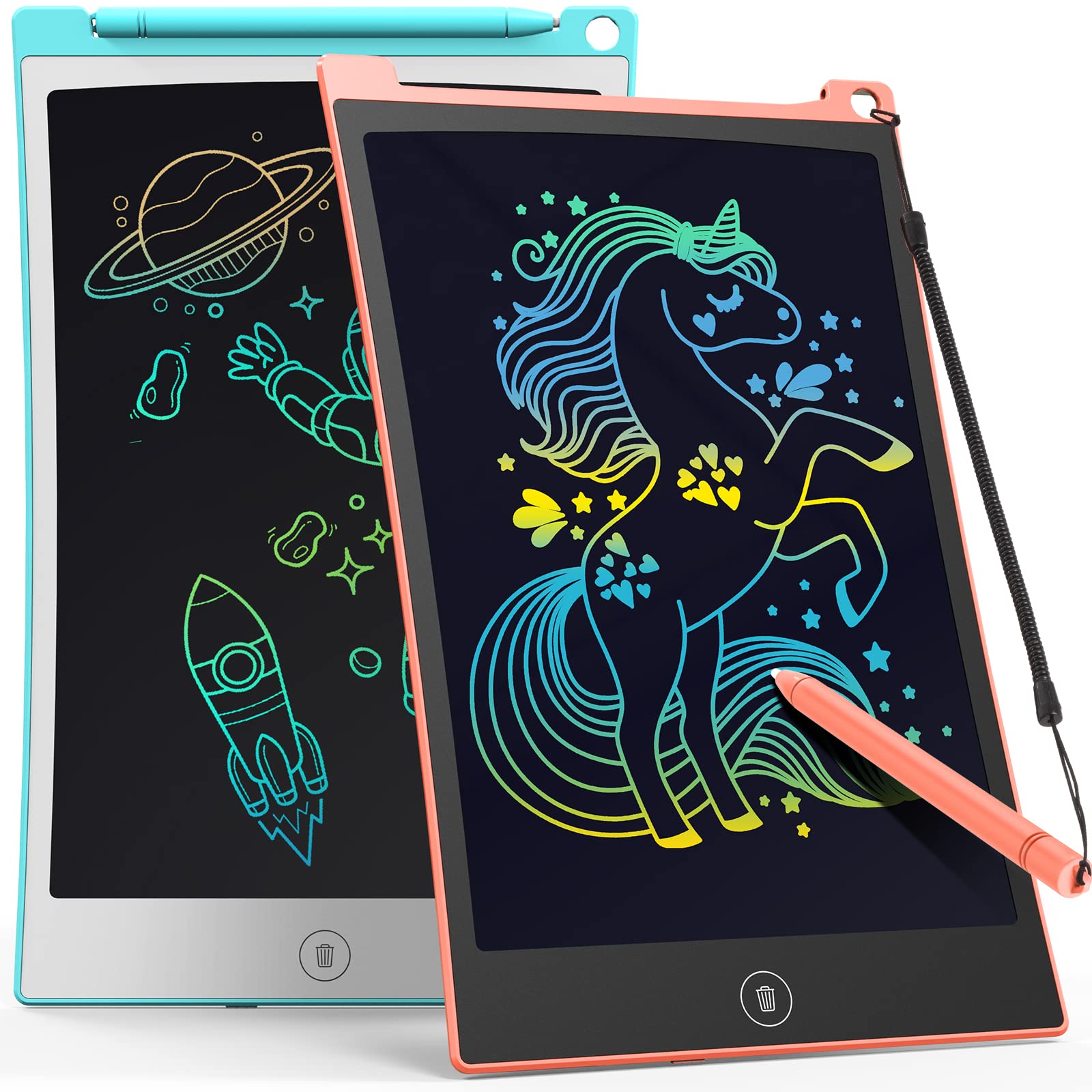 TEEJOE Doodle Board for Kids 8.5-Inch Value Pack (Buy 2 Get 2 Free)