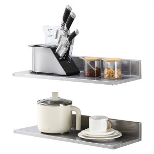 VEVOR Stainless Steel Wall Shelf WMSL24