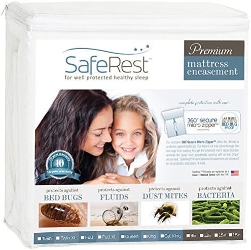 SafeRest Premium Mattress Encasement - Queen Size