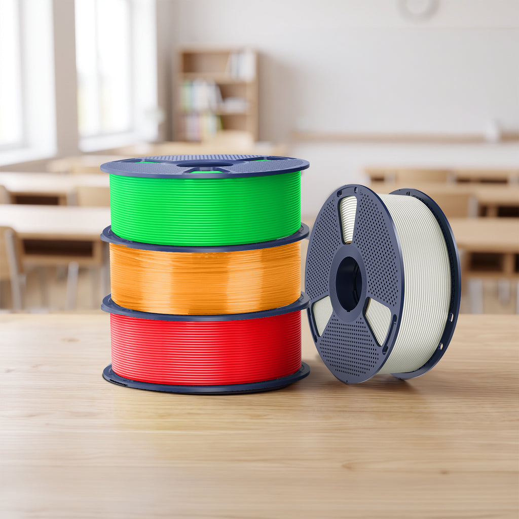 SUNLU 3D Printing Filament with Detachable & Reusable Spool (1.75mm) BLACK in color