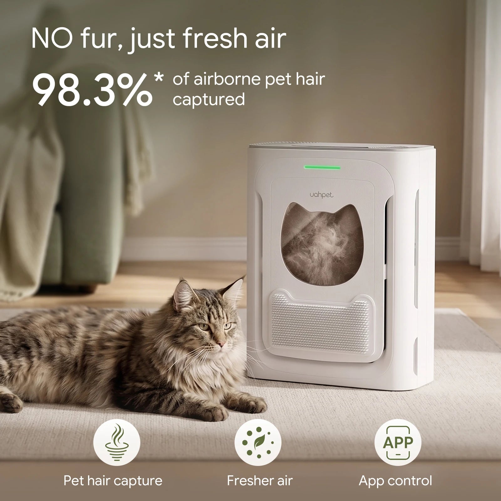 uahpet Air Purifier Slim