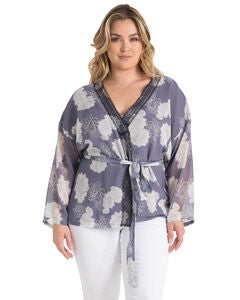 Floral Print Women's Top or Blouse (Bagged)